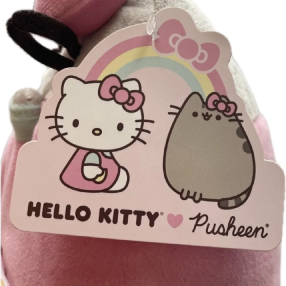 Hello Kitty Pusheen plush New